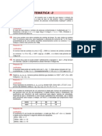 Matemática - Problemas de Geometria e Álgebra