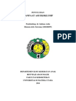 Download Makalah Pedsos - Pentingnya Pemberian ASI Eksklusif by WennySu SN218409289 doc pdf