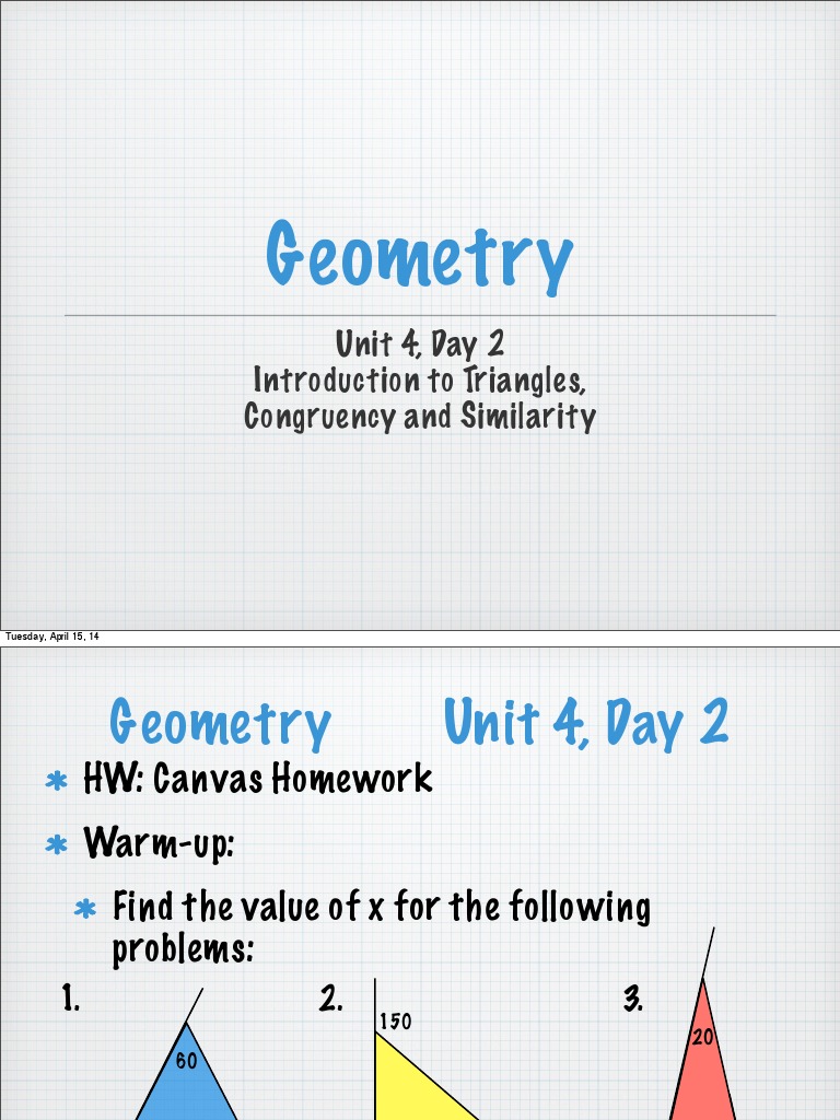 Triangle Congruence Homework Guide | PDF | Teaching Methods & Materials