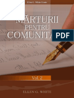 Marturii Pentru Comunitate Vol.2