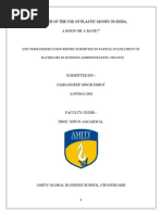 Download Growth of the Use of Plastic Money in India by HarshitGupta SN218416389 doc pdf