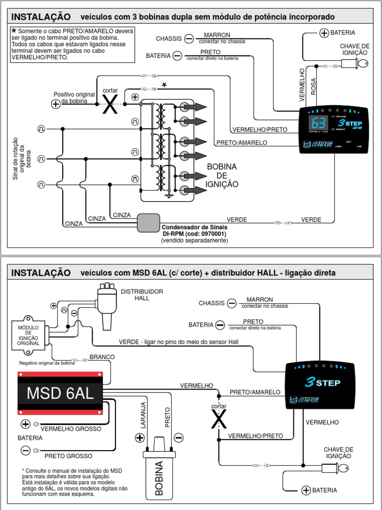 3 Step Pro Giii Esquemas Ligacao Pdf Science Tecnologia Geral