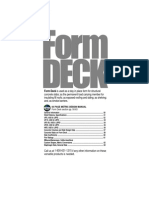 Floor, Form, Roof Steel Deck Manual, Vol 03 Form Deck - 1997 United Steel Deck