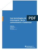 5 - Les tecnologies de la informació i de la comunicació a Catalunya