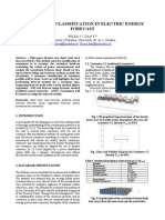 AECE Load Profile Classification in Electric Energy Forecast