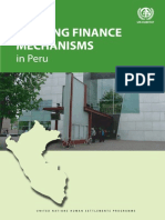 Housing Finance Mechanisms in Peru