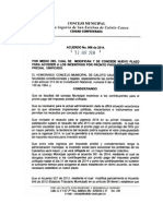 Acuerdo No. 006 de 2014, Administración Municipal de Caloto, Cauca