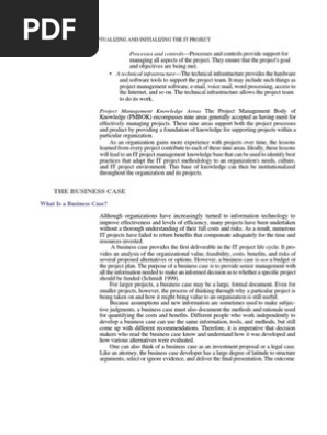 The Business Case