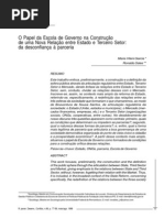 O Papel da Escola de Governo na Construção de uma Nova Relação entre Estado e Terceiro Setor