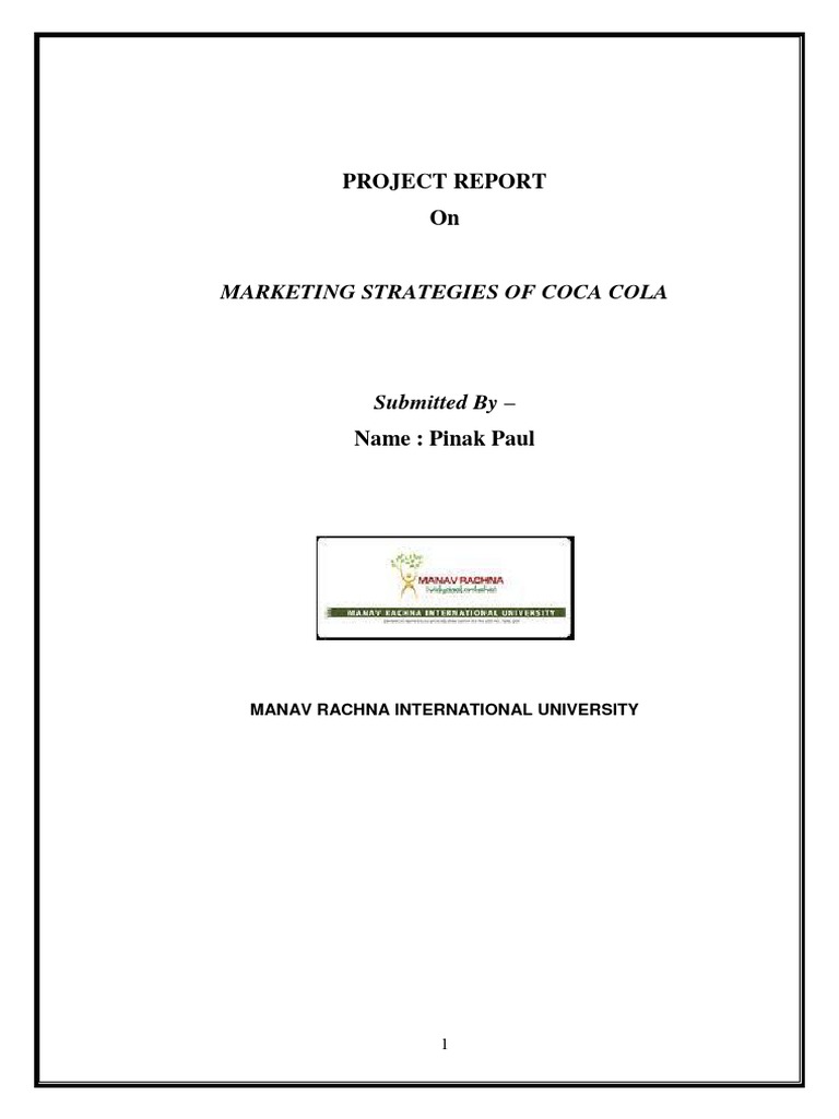 Coca-Cola Marketing Strategies Overview | PDF | Coca Cola | The Coca ...