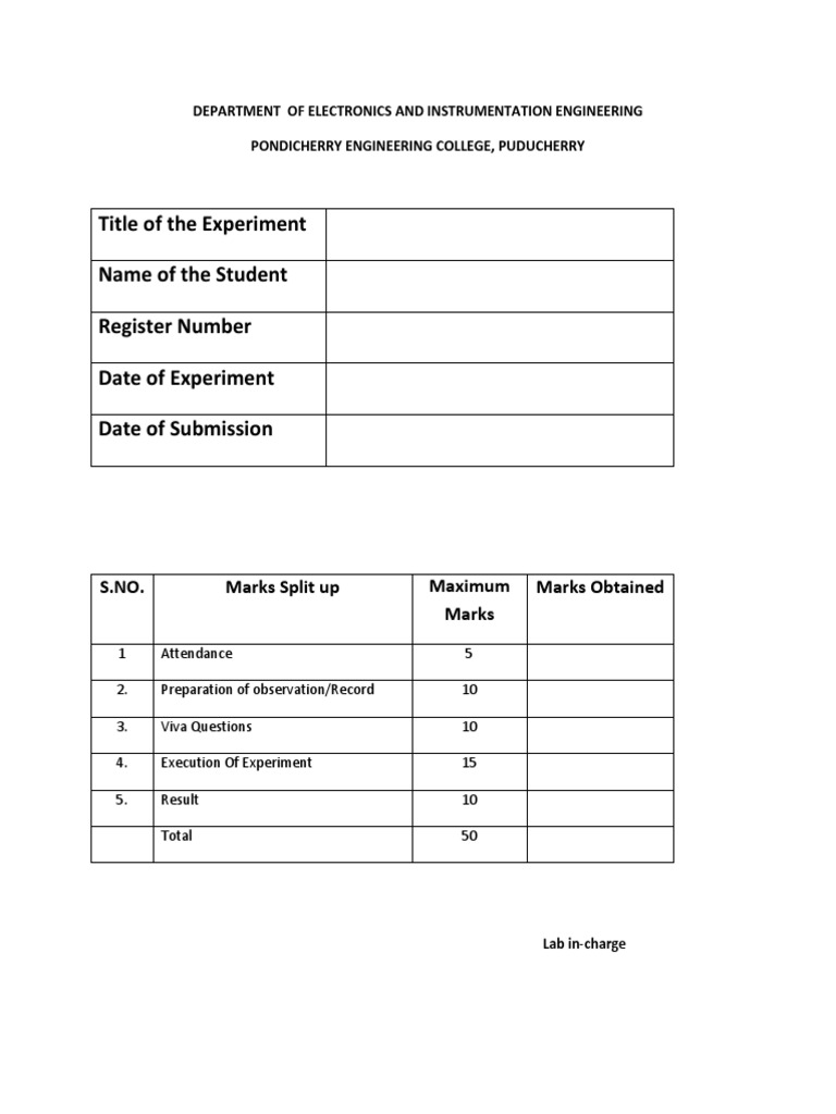 Linear Integrated Circuits Lab Manual For Flip Flops and Logic Gates