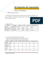 Fundamentos da Nutrição Humana