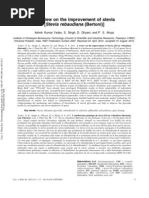 Download A Review on the Improvement of Stevia by George Chois SN218444812 doc pdf