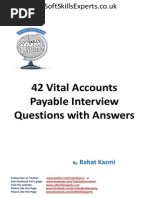 Accounts Payable Interview Questions