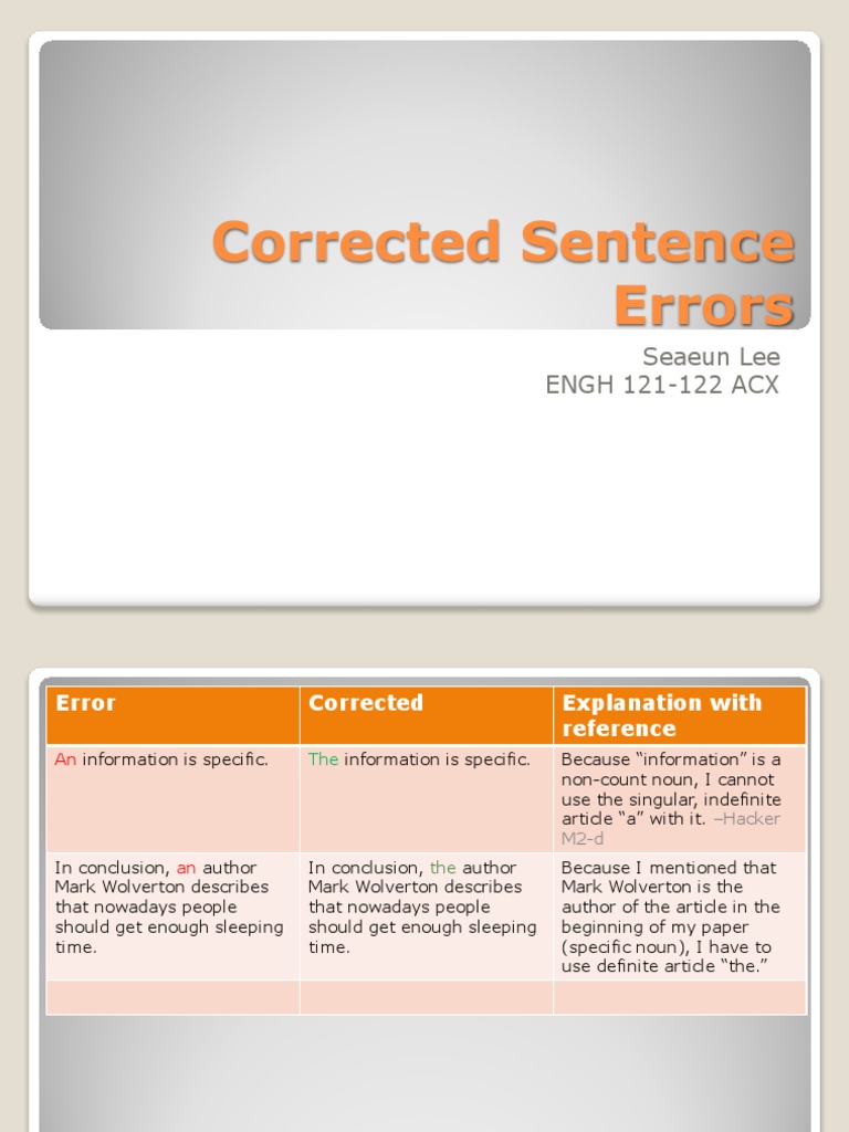 Sentence Correction Examples and Explanations | PDF | Technology ...