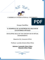 El Desarrollo de Destrezas Del Siglo XXI, Papel de Trabajo