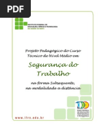 Tecnico Subsequente Em Seguranca Do Trabalho -EAD- 2012
