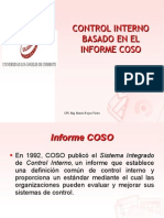 Control interno COSO gestión riesgos