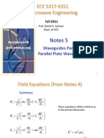 Notes 5 - Waveguides Part 2 Parallel Plate