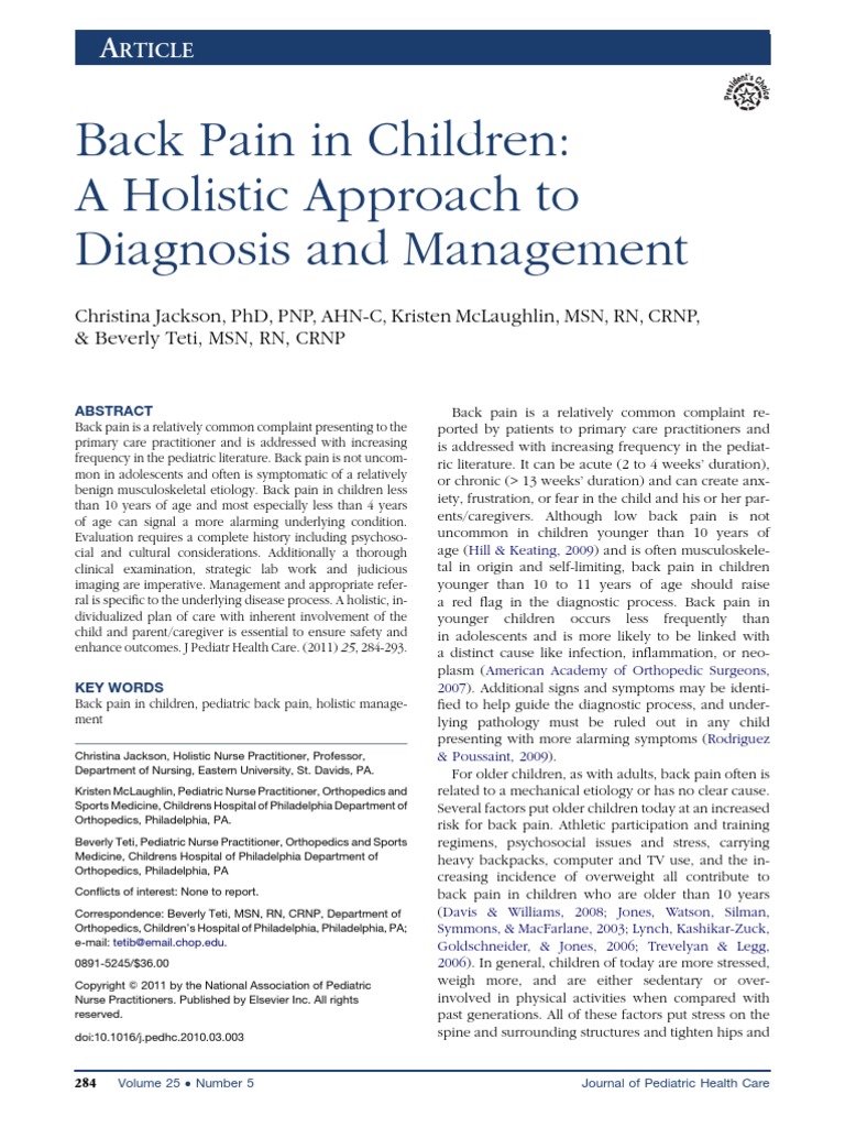 Backpain PDF Ct Scan Back Pain