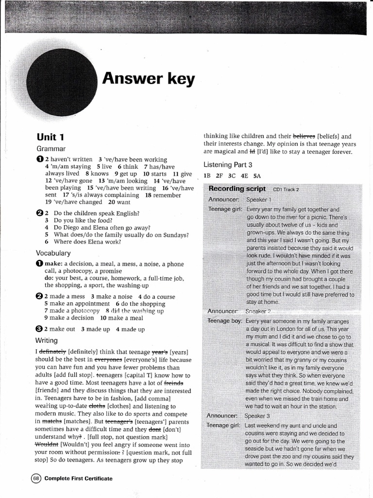 Ответы New Challenges Workbook 2 - galpigi