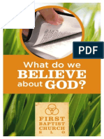 What Do We Believe About God?