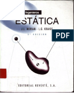 Mecanica Para Ingenieros Estatica Meriam and Kraige