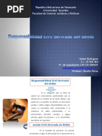 Responsabilidad Civil Derivada Del Delito