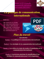 Politique de Communication Internationale