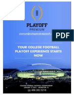 College Football Playoff Packages