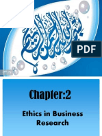 Ethics in Bussiness Research Final