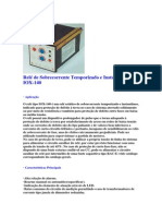 Relé de Sobrecorrente Temporizado e Instantâneo