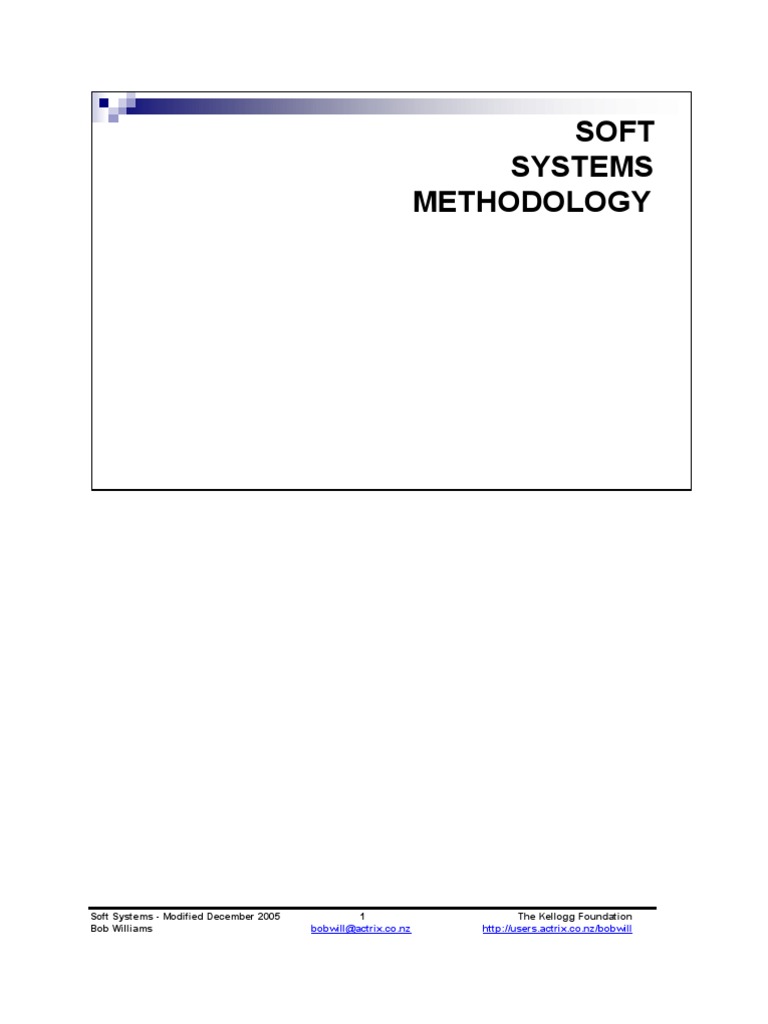 Soft System Methodology Conceptual Model System Prueba gratuita