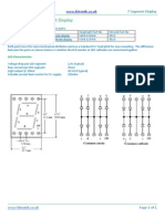 7 Segment Display Datasheet