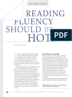 why reading fluency should be hot