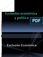 Exclusión Económica y Política