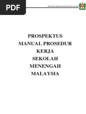 Manual Prosedur Kerja Pdf