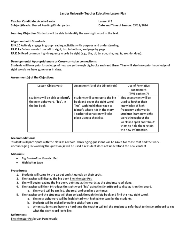 Lesson Plan 3 Modified fs2 | PDF | Educational Assessment | Lesson Plan