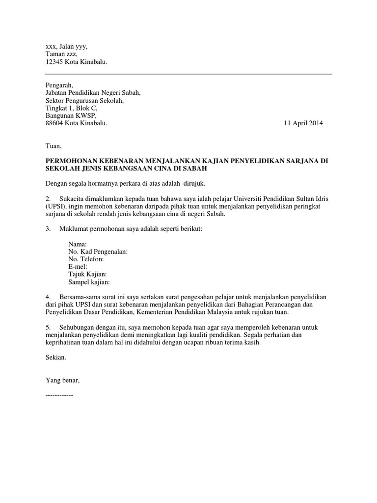 Contoh Surat Kebenaran Pdf