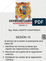 Derecho Laboral.2012.sesion 10.negociación Colectiva