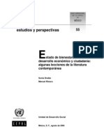 Draibe y Riesco 06. EB, Desarrollo Económico y Ciudadanía. Algunas Lecciones de La Literatura Contemporánea.