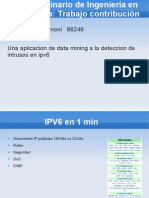 Presentacion TP ConUna Aplicacion de Data Mining A La Deteccion de Intrusos en Ipv6 Tribucion