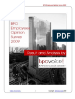 BPO Employees Opinion Survey 2009
