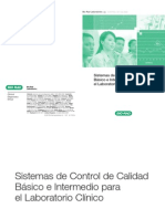 BIORAD. Sistemas de Control de Calidad Basico e Intermedio Para El Laboratorio Clinico