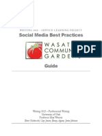 Social Media Best Practices Guide Draft 3 E-Newsletter Portion