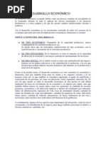 DESARROLLO ECONÓMICO