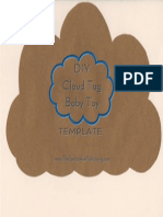 Cloud Tag Toy Template