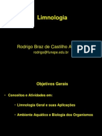 Limnologia Ciência Água Recursos