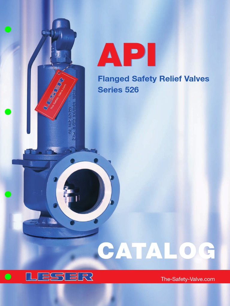 Leser API Series 526 Safety Relief Valve Valve Gases