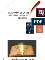 Panorama de La Literatura Universal y de La Literatura Peruana